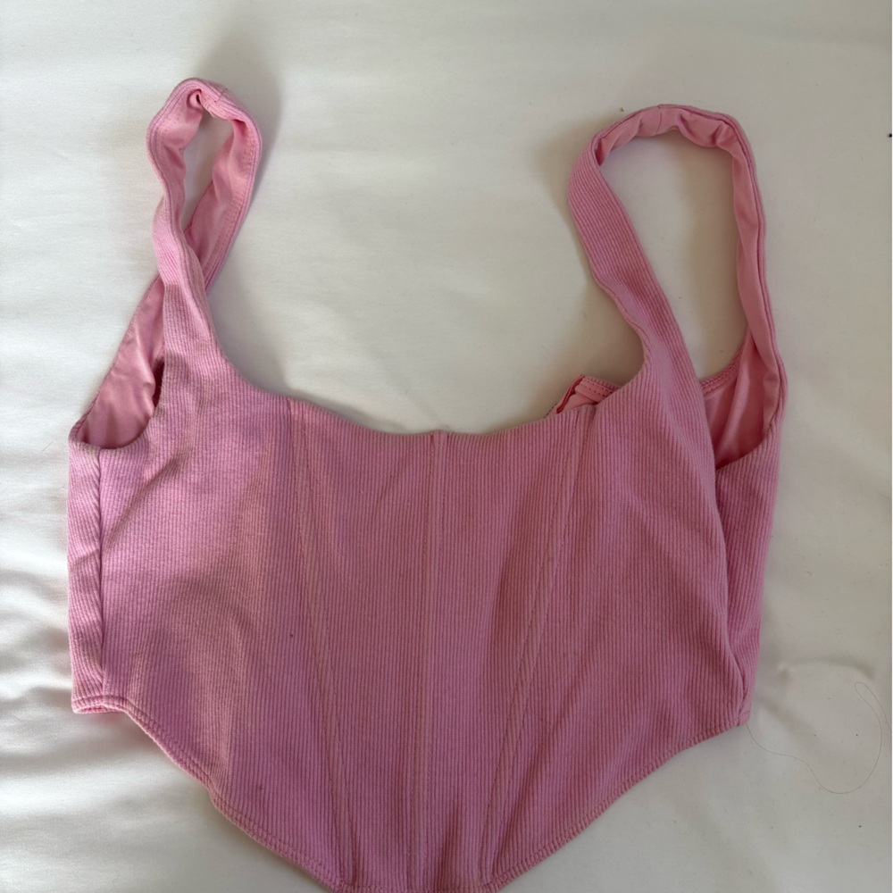 Princess Polly Blush Pink Satin Top